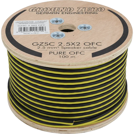 2 x 2.5 mm² OFC (100% cuivre) gz - Sound Auto Concept
