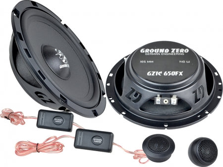 Ground Zero GZIC 130.2 – Kit HP 2 Voies 13 Cm Iridium Easy Fit 140W Max / 90W RMS 4Ω
