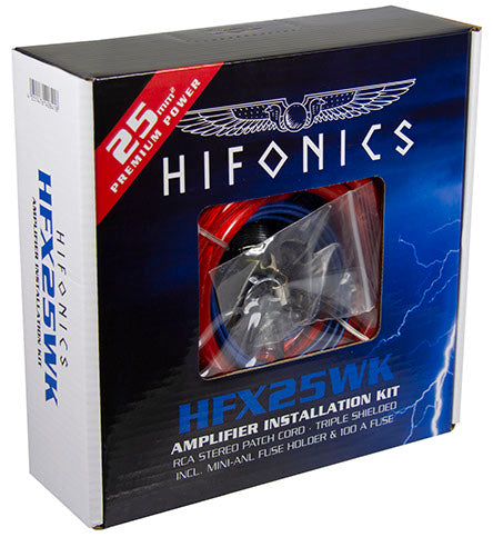 HiFonics HFX Premium - Kit de Câblage Amplificateur 25mm² 100A