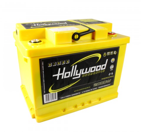 Batterie Type AGM Hollywood DIN 60 jusqu'à 2000 watts - Sound Auto Concept
