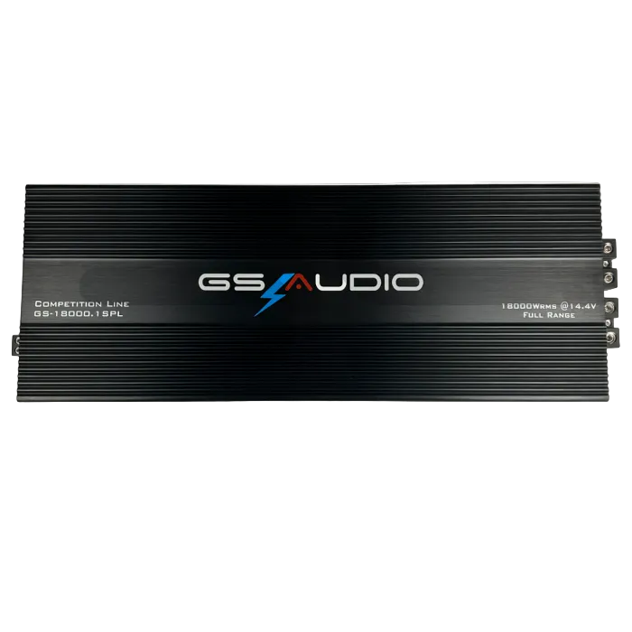 GS Audio GS-18000.1 Competition Series – Amplificateur Mono Classe D ~18 000 W RMS @ 1 Ω - Sound Auto Concept