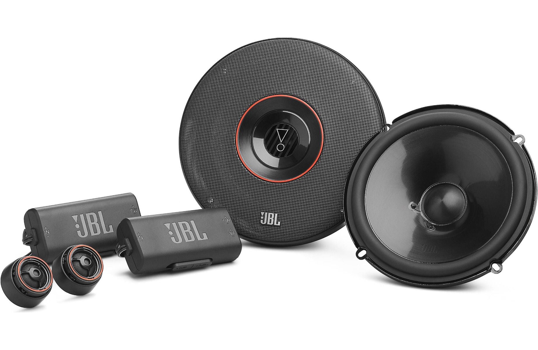 JBL 2450SL/2451H スロートアダプター★カラー：ブラック jbl-car-audio-kit-2-voies-en-