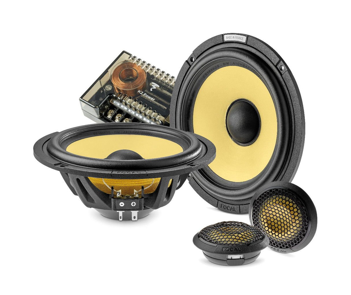 Kit éclaté ES165K2 SLIM EVO - Sound Auto Concept