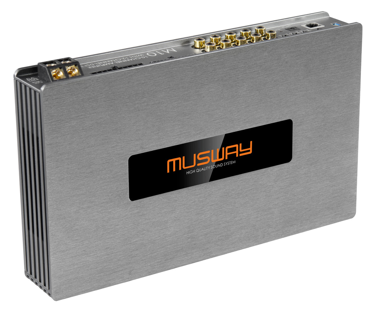 MUSWAY M10 – Amplificateur 10 canaux DSP 14 canaux 8 x 135 + 2 x 220 WRMS 2 Ohm