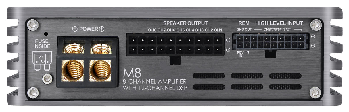 Musway M8 – Amplificateur 8 Canaux avec DSP Intégré Haut de Gamme