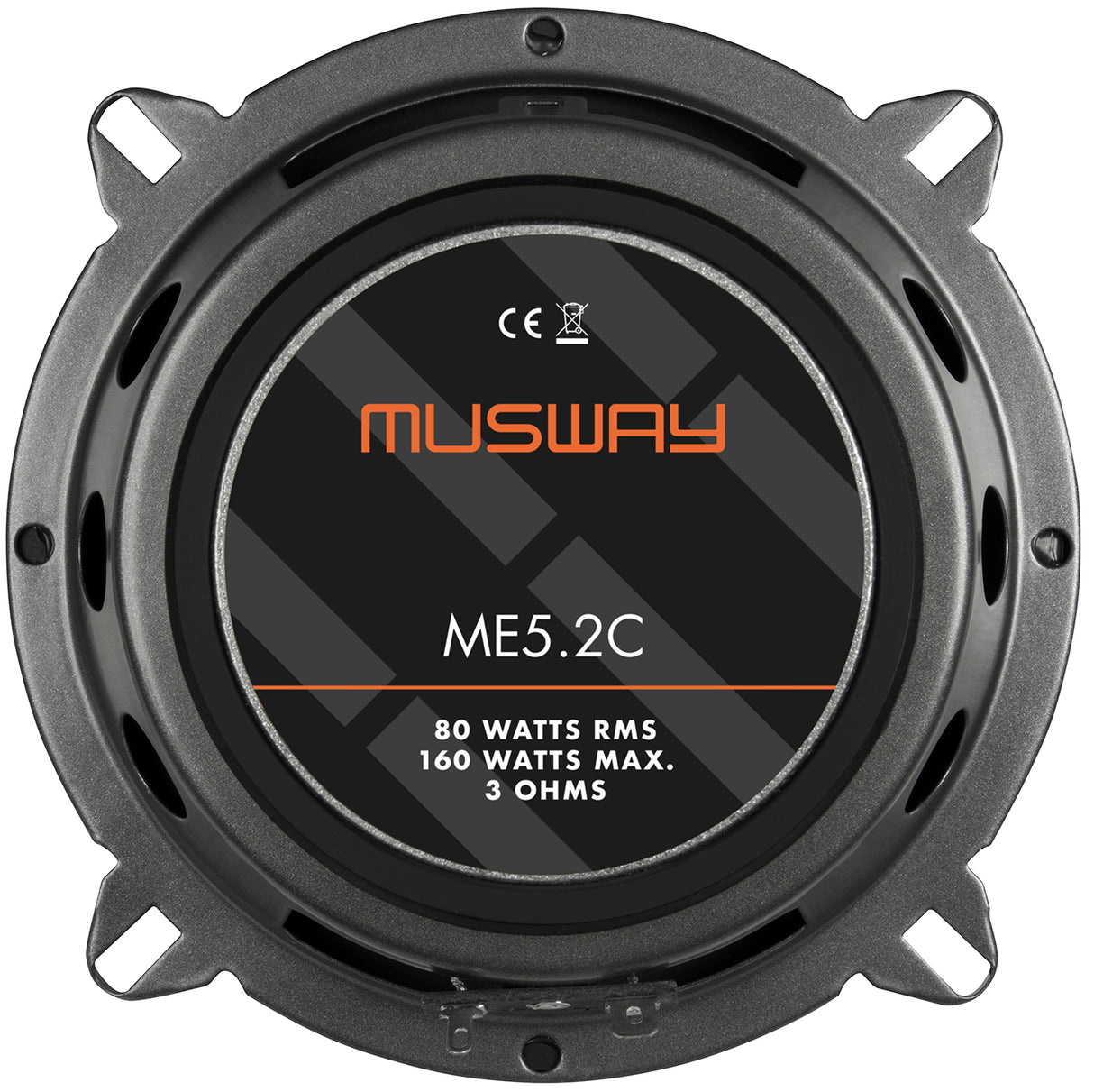 Musway ME5.2C - Kit 2 Voies Séparé 5,25" 80W RMS 3 Ohms