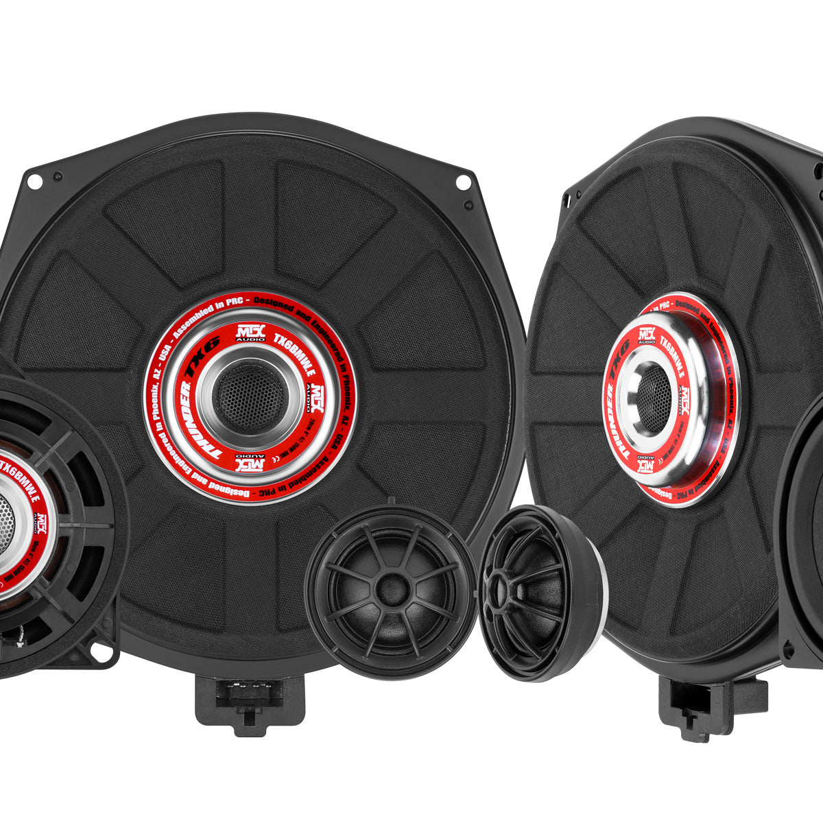 Kit Haut-Parleurs 2 Voies MTX TX450S 13cm - 70W RMS - Puissance Et Clarté Exceptionnelles