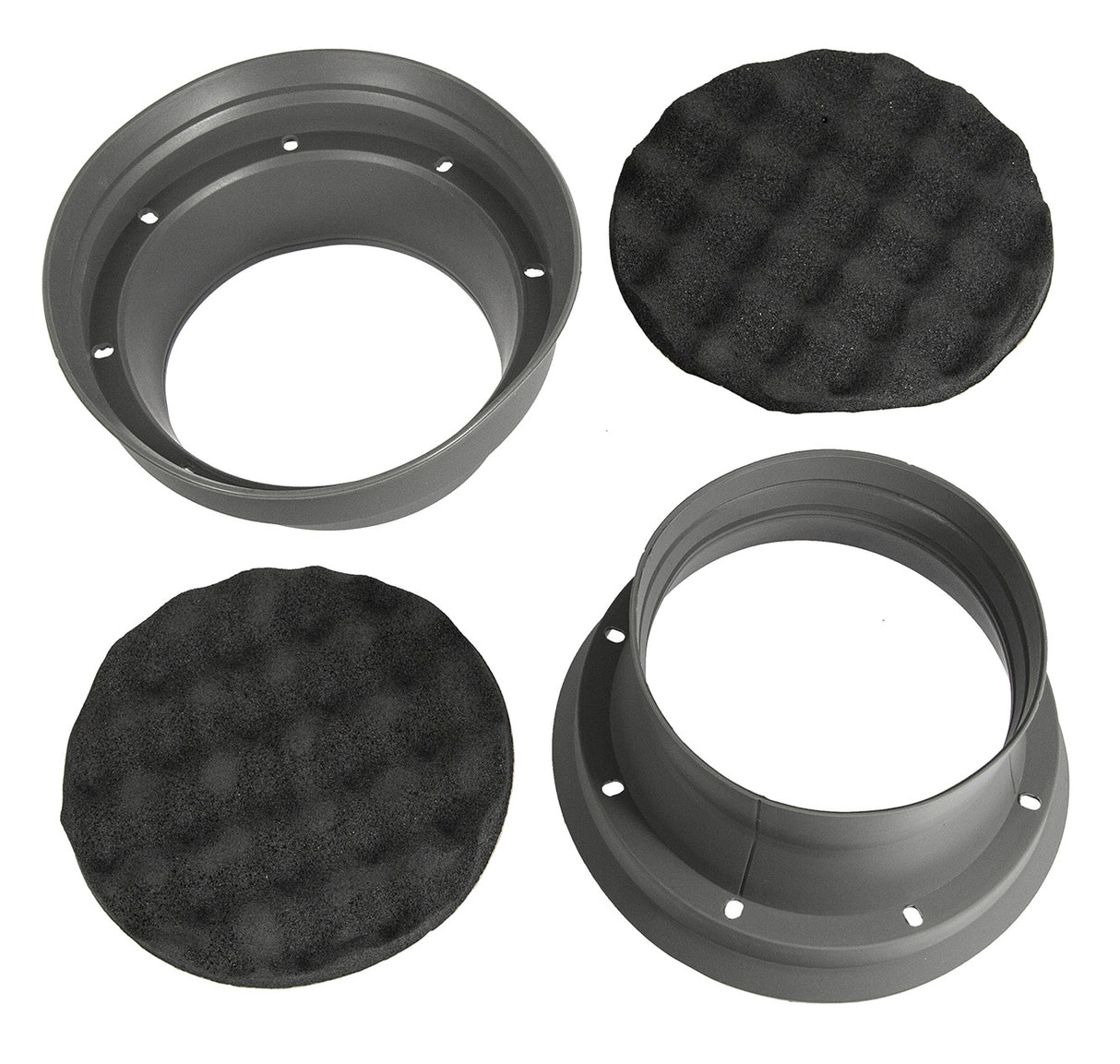 Manchons de haut parleur silicone  16,5 cm (1 paire) 16.5 cm MSB165 - Sound Auto Concept