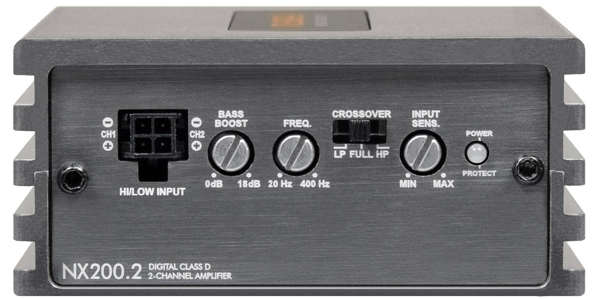 MUSWAY NX200.2 – Amplificateur 2 canaux classe D 2 x 200 W RMS à 2 Ω