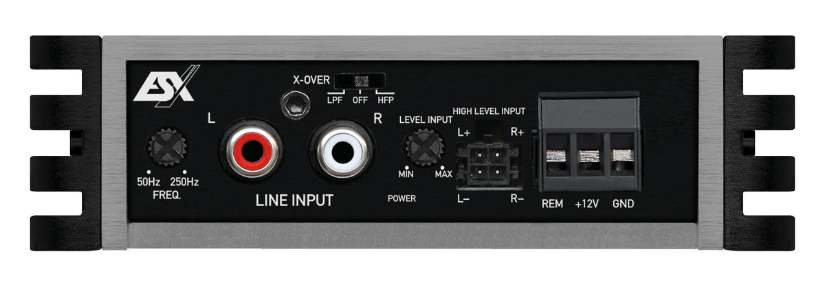 ESX QMX-TWO – Amplificateur 2 canaux classe D 2 x 160 W RMS à 2 Ω