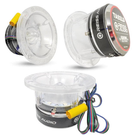 Reiss RS-TA49LD - Paire de Tweeter RGB LED 50W RMS 103dB 4Ω Compact