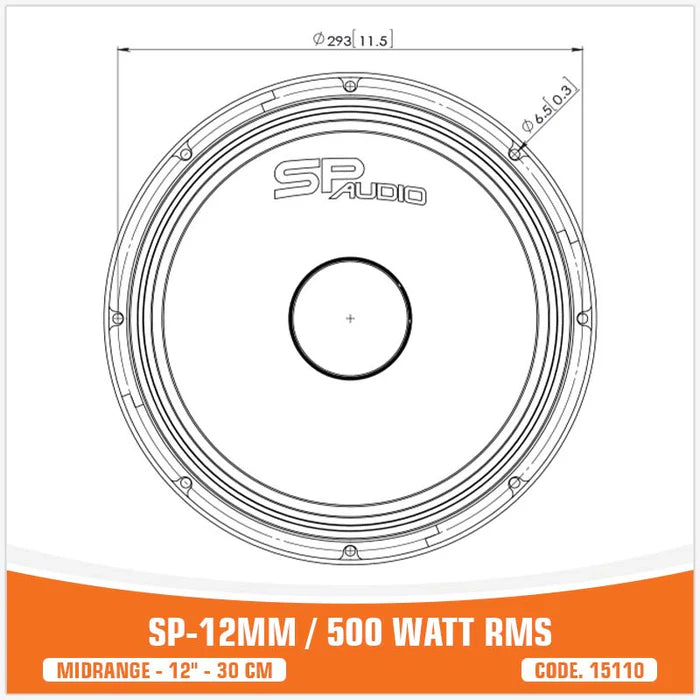 bas medium  SP 12MM - Sound Auto Concept