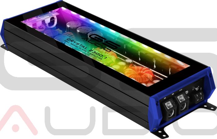 GS Audio Amplificateur Mono Full-Range 2300 W RMS @1 Ω – Série Crystal - Sound Auto Concept