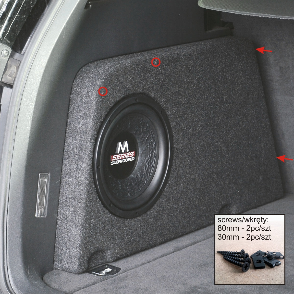 Caisson sur mesure pour 5 VW Touareg 1 v2
