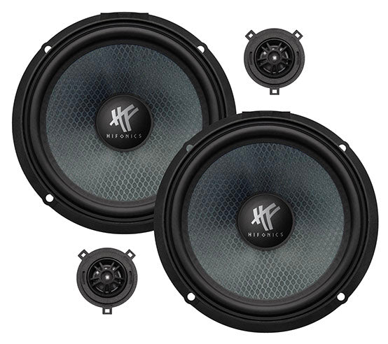 HIFONICS ZSV6.2C – Kit éclaté 2 voies 16,5 cm 90 WRMS 3 Ohm VW SEAT Škoda MAN