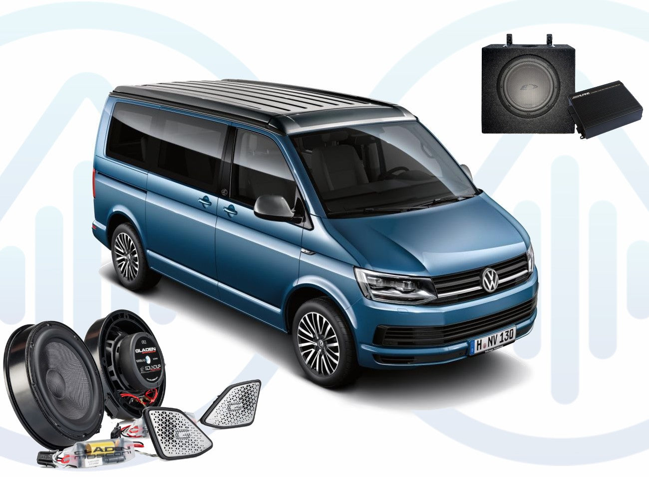 Vous souhaitez améliorer le système audio de votre VW T5, T6 ou T6.1 ?
