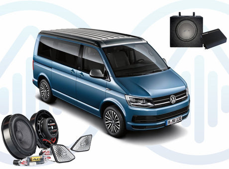 Vous souhaitez améliorer le système audio de votre VW T5, T6 ou T6.1 ?