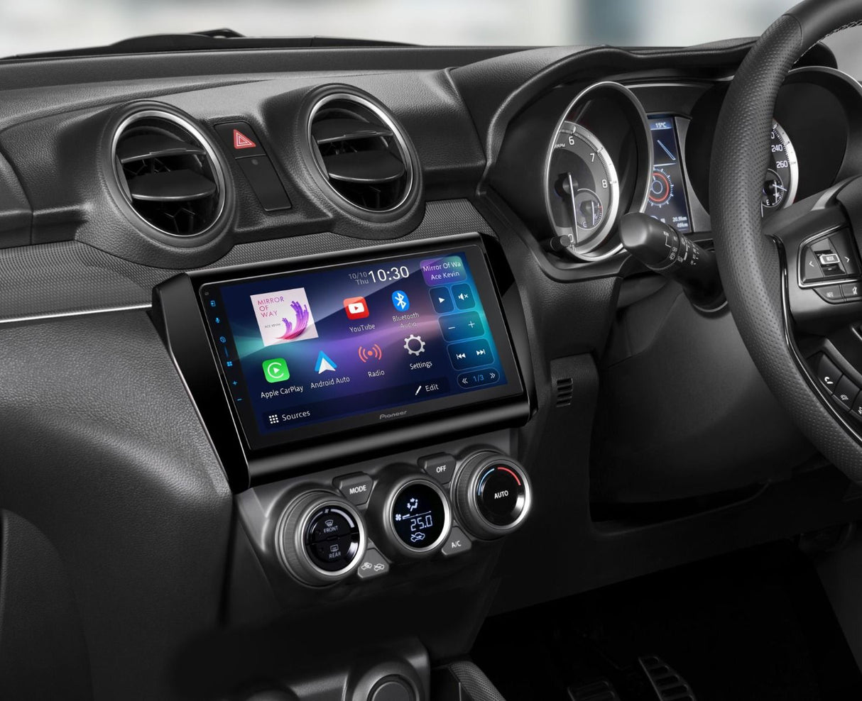 Pack autoradio Carplay Pionner 9" pour Peugeot 208 / 2012-2019