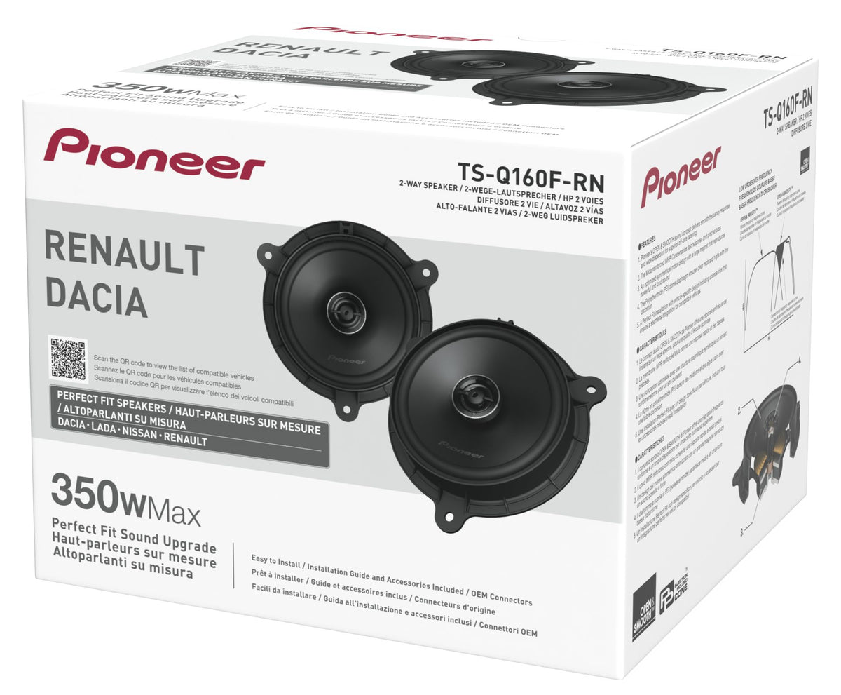 PIONEER TS-Q160F-RN – Coaxial 16,5 cm 50 WRMS 93 dB 4 Ohm