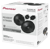 PIONEER TS-Q160C-PC – Kit 2 voies séparées 16,5 cm 50 WRMS 92 dB 4 Ohm