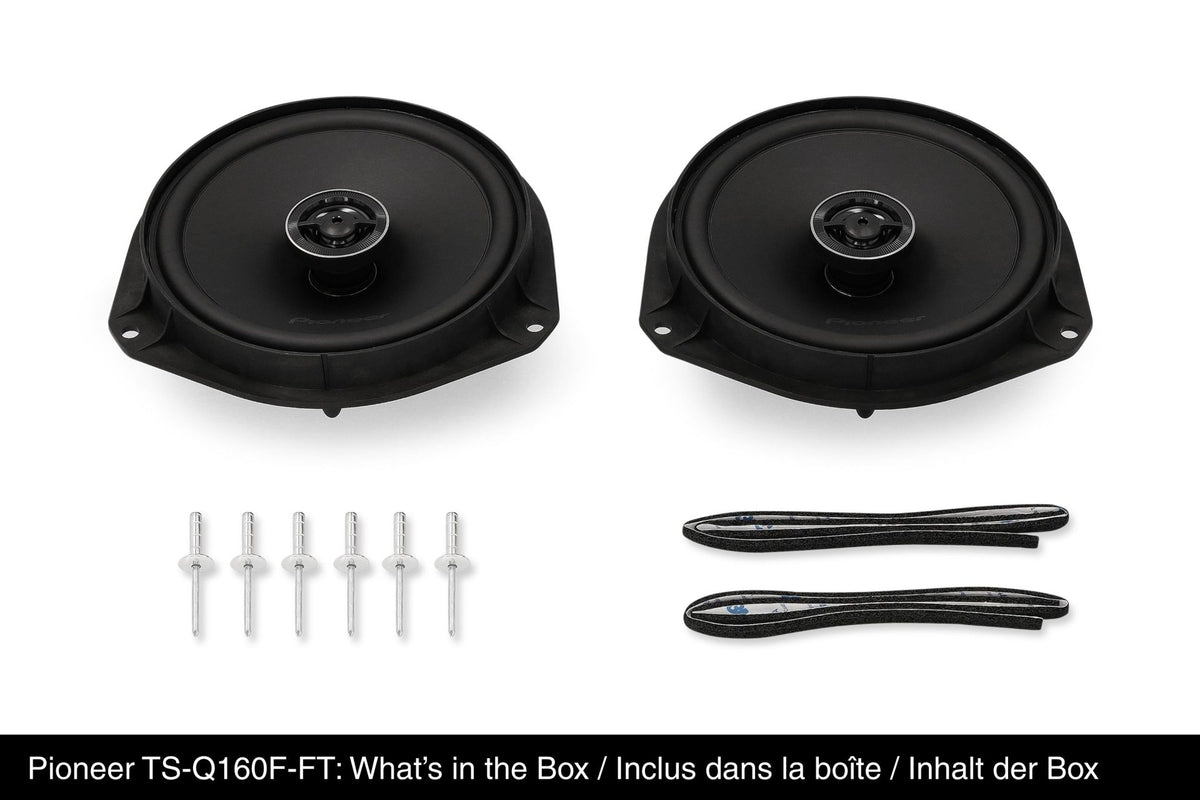 PIONEER TS-Q160F-FT – Coaxial 16,5 cm 50 WRMS 93 dB 4 Ohm