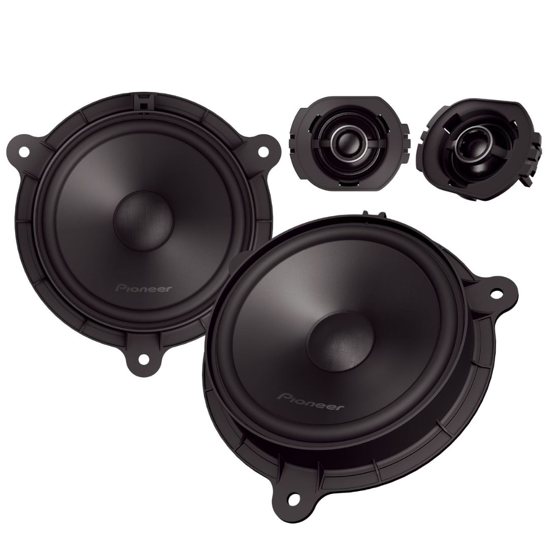 PIONEER TS-Q160C-RN – Kit 2 voies séparées 16,5 cm 50 WRMS 92 dB 4 Ohm