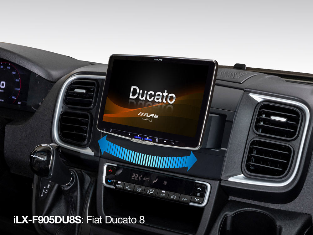 Autoradio 1DIN avec écran orientable de 9 pouces pour Fiat Ducato 8