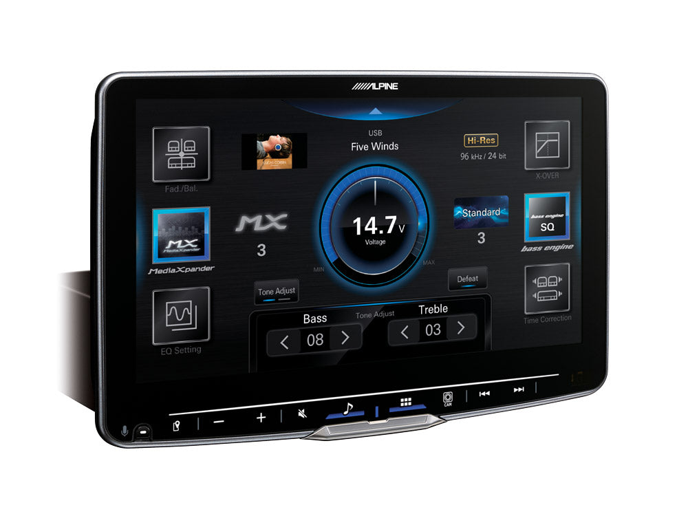 Autoradio 1DIN avec écran orientable de 9 pouces pour Fiat Ducato 8