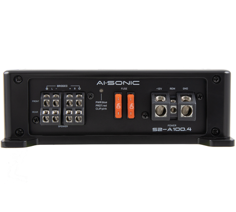 AI-Sonic S2-A100.4 – Amplificateur 4 canaux 4 x 165 WRMS 2 Ohm