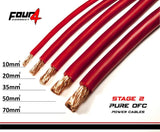 Cable alimentation 35mm² rouge Stage 2 OFC - Sound Auto Concept