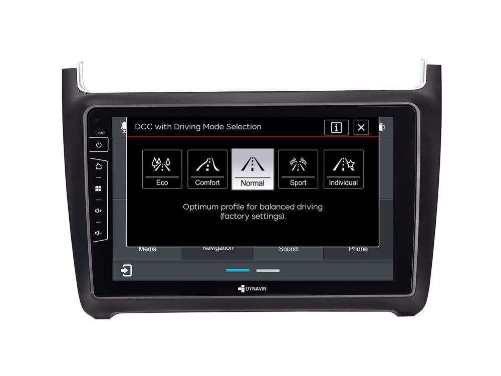 Autoradio Android 9″ Plug & Play Dynavin D9-69H Premium pour VW Polo (2014-2017)