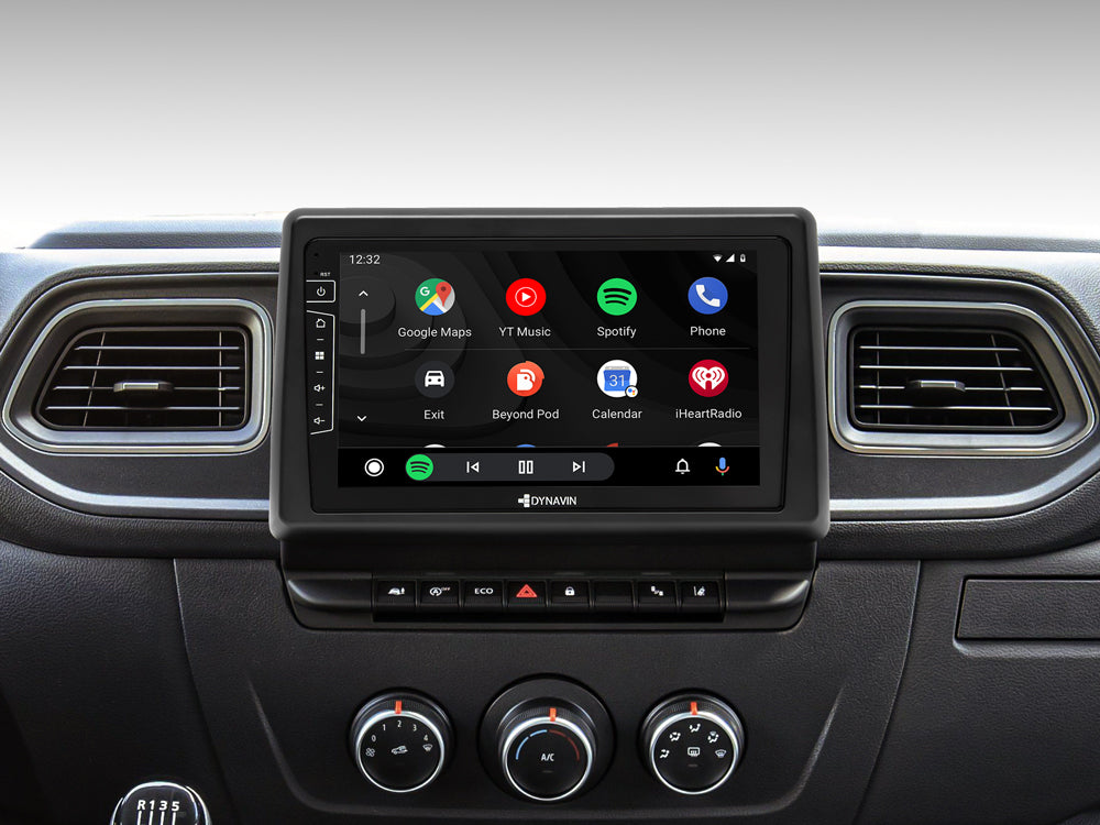 Autoradio Android 9″ Plug & Play Dynavin D9-RN2020 Plus Premium pour utilitaires et camping-car (Renault Master III, Opel Movano B, Nissan NV400 2019-)