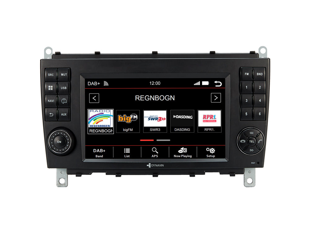 Autoradio Android 7″ Plug & Play Dynavin D9-CLK Premium pour Mercedes-Benz CLK (W209/W208)