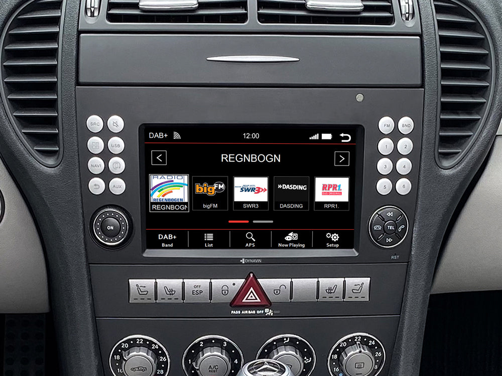 Autoradio Android 7″ Plug & Play Dynavin D9-SLK Premium pour Mercedes-Benz SLK (R171/R172)
