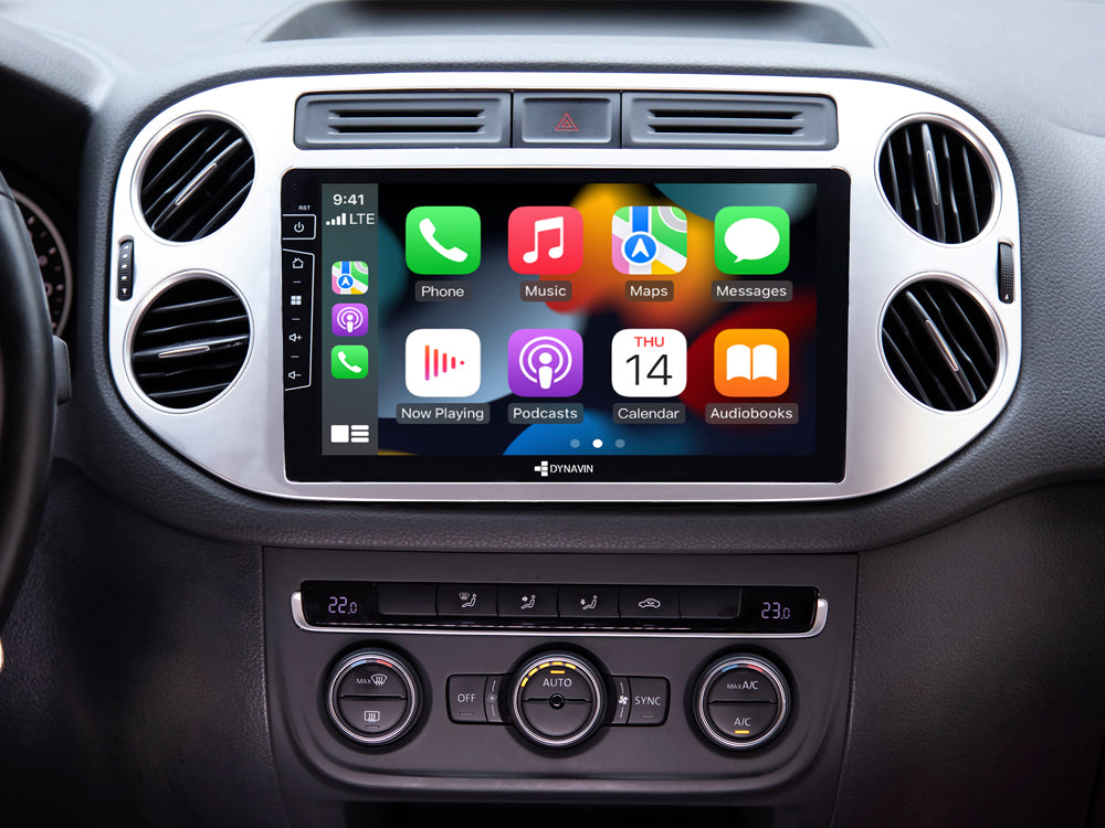 Autoradio Android 9″ Plug & Play Dynavin D9-83S Premium – Façade Argentée pour Volkswagen Tiguan (2012-2016)