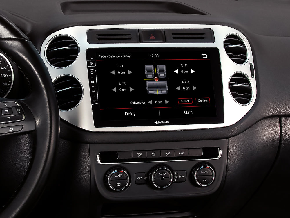 Autoradio Android 9″ Plug & Play Dynavin D9-83S Premium – Façade Argentée pour Volkswagen Tiguan (2012-2016)