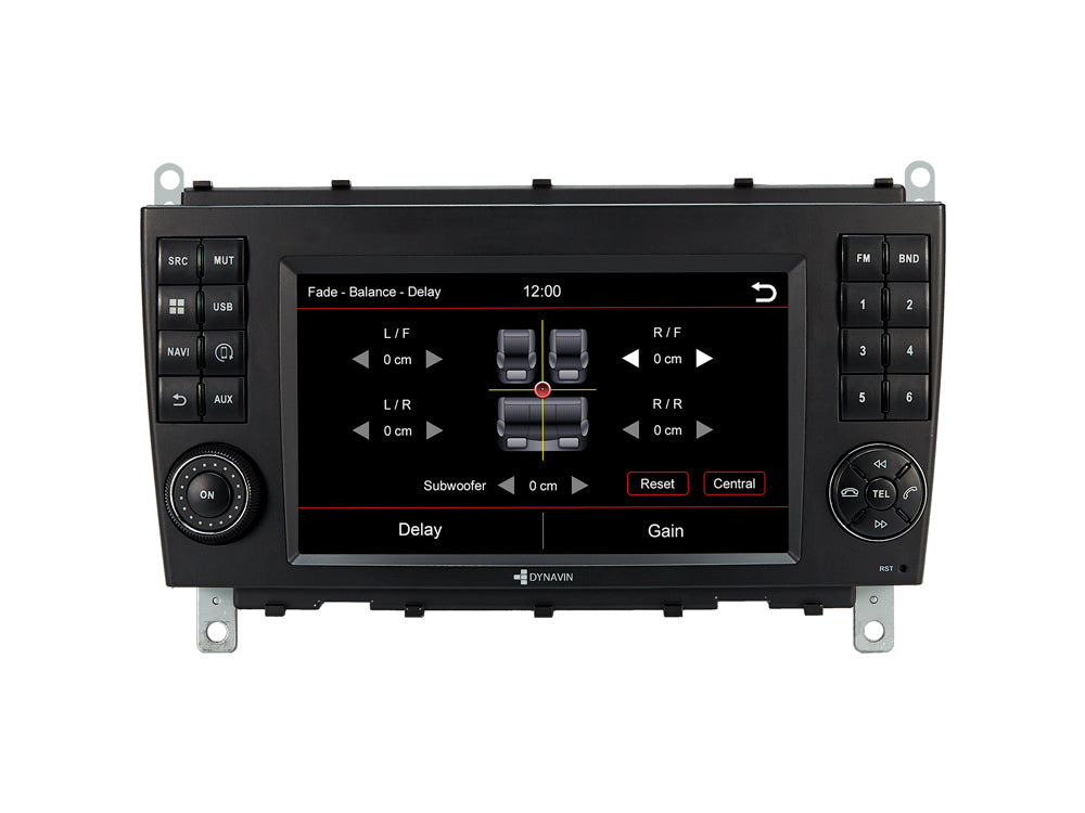 Autoradio Android 7″ Plug & Play Dynavin D9-CLK Premium pour Mercedes-Benz CLK (W209/W208)