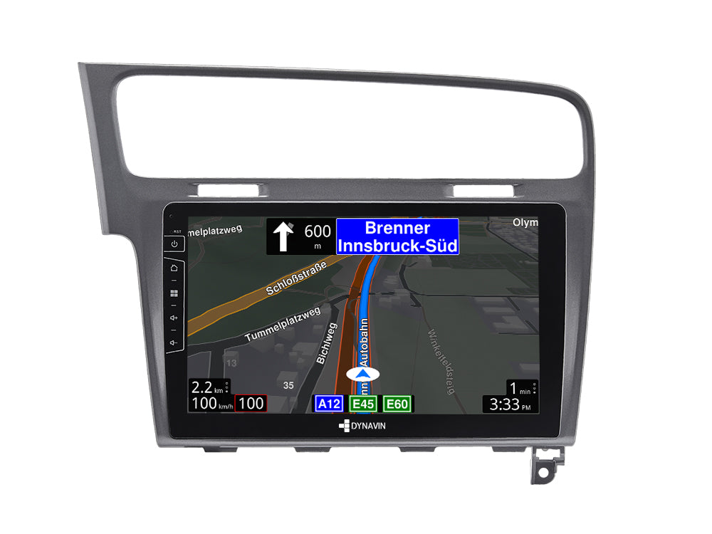 Autoradio Android 10,1″ Plug & Play Dynavin D9-3B/3S Argent pour Volkswagen Golf VII (2012-2019)