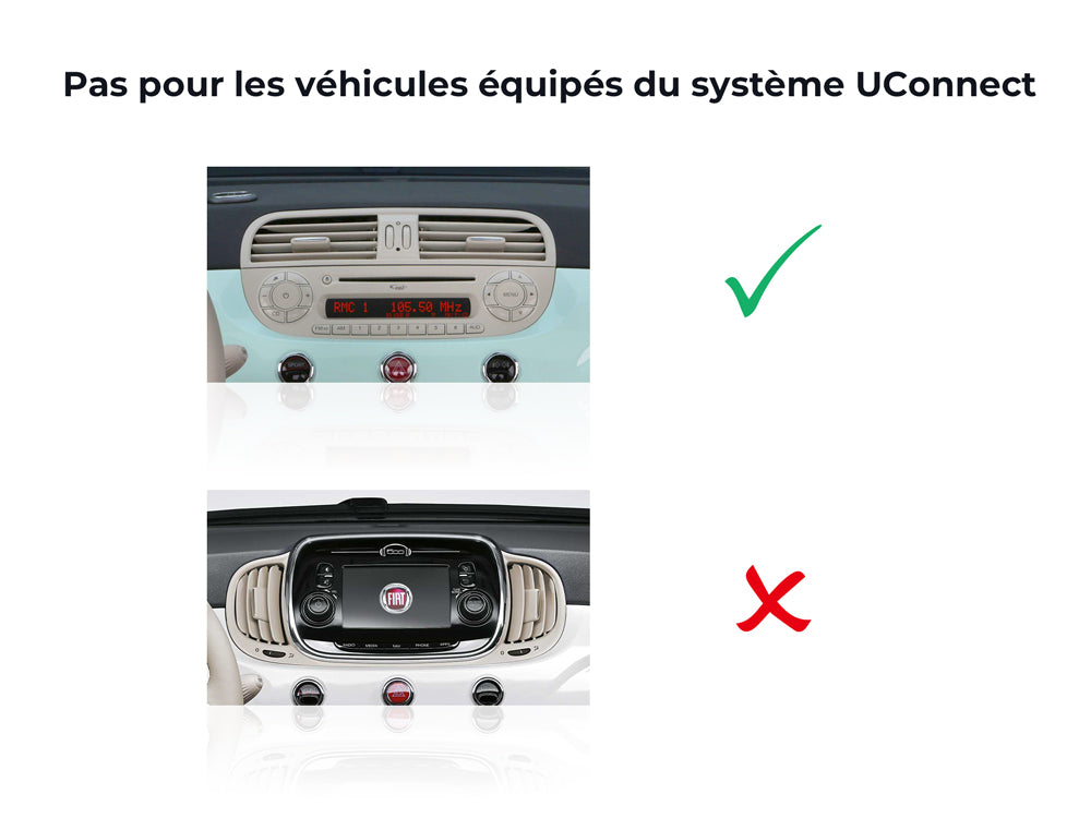 Autoradio Android 10,1″ Plug & Play Dynavin D9-FT500 Premium pour Fiat 500 (2007-2015)