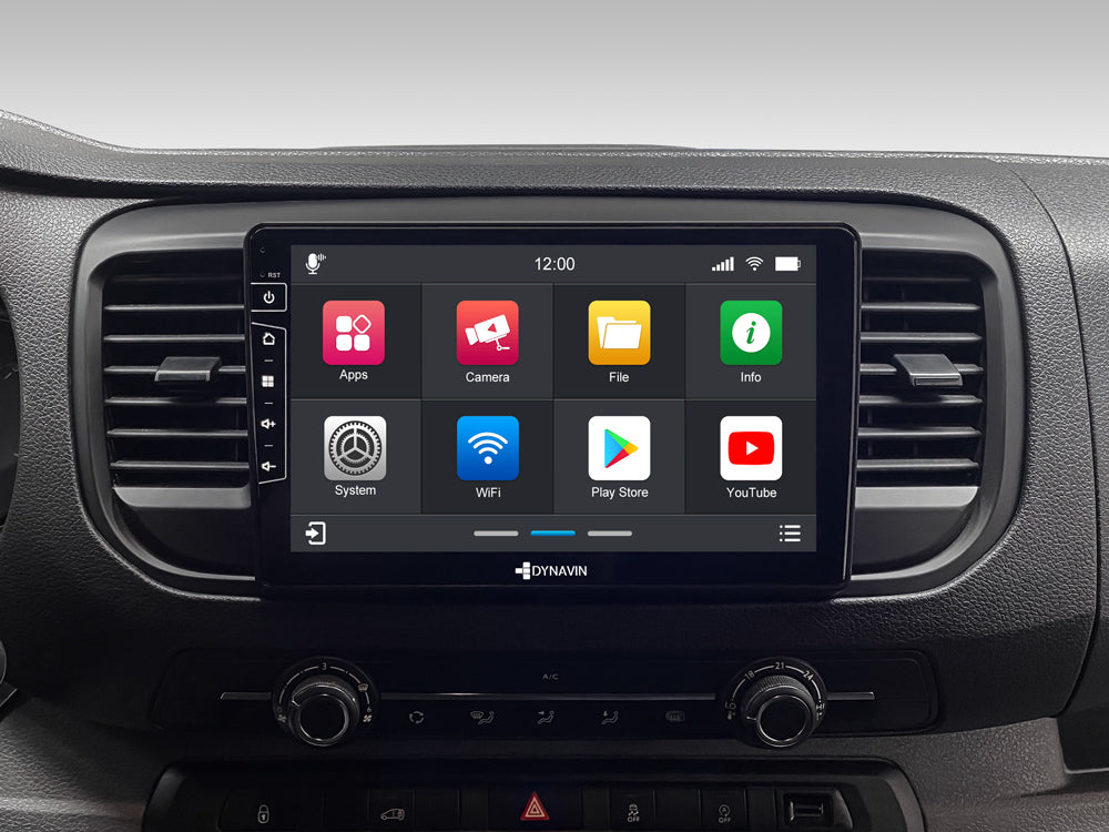 Autoradio Android 9″ Plug & Play Dynavin D9-TYPA Premium pour Toyota ProAce / Peugeot Expert / Citroën Jumpy / Opel Vivaro (2016–2024)