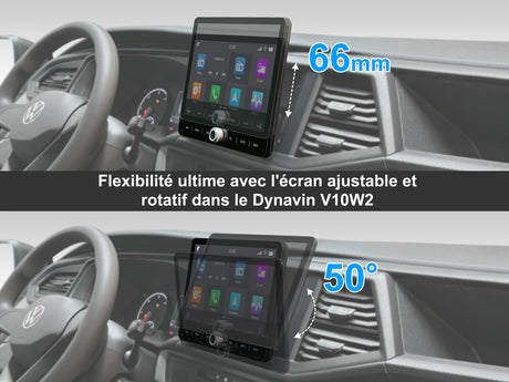 Autoradio Android 10,1″ Plug & Play Dynavin D9-V10W2 Premium pour VW T6.1 et Golf Sportsvan (à partir de 2017)