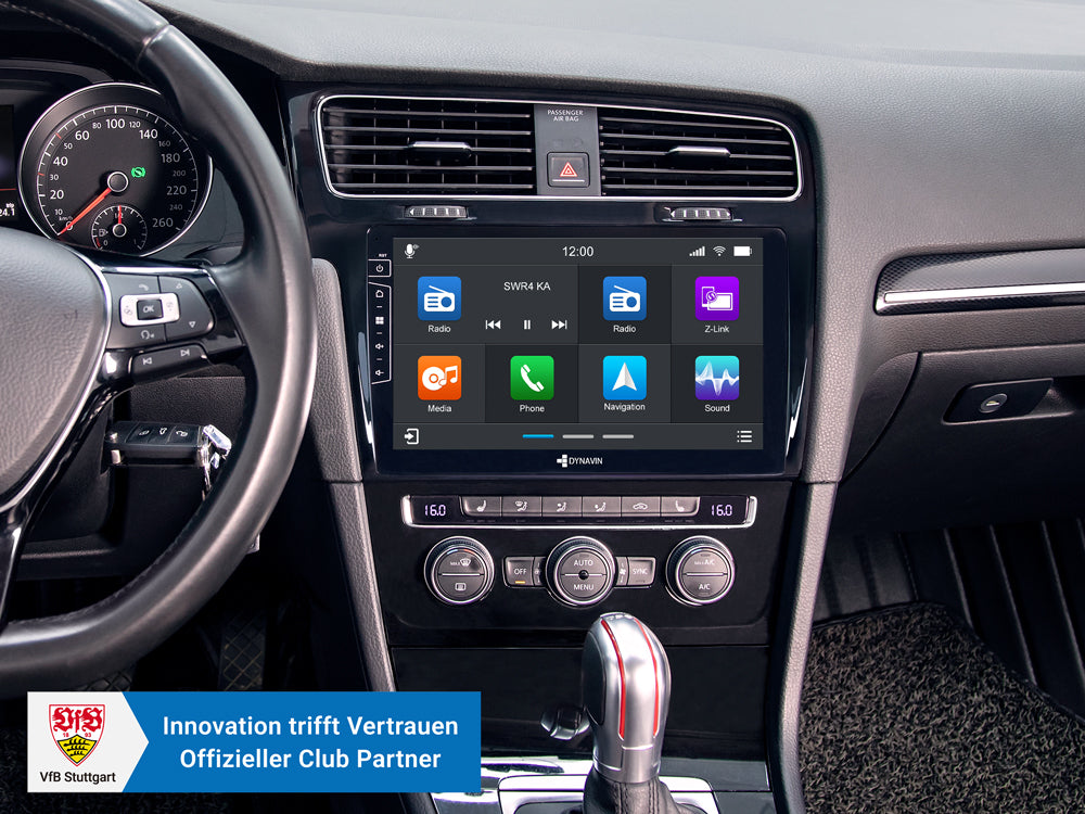 Autoradio Android 10,1″ Plug & Play Dynavin D9-3B/3S Noir pour Volkswagen Golf VII (2012-2019)