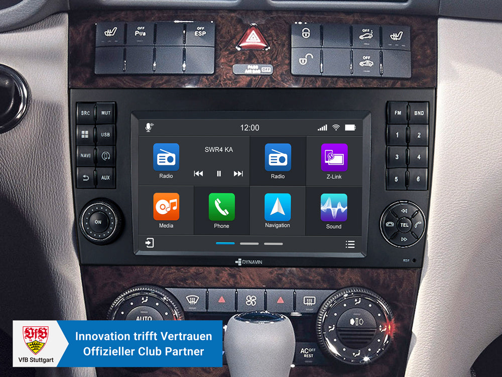 Autoradio Android 7″ Plug & Play Dynavin D9-MBC Premium pour Mercedes Classe C (W203/W204)