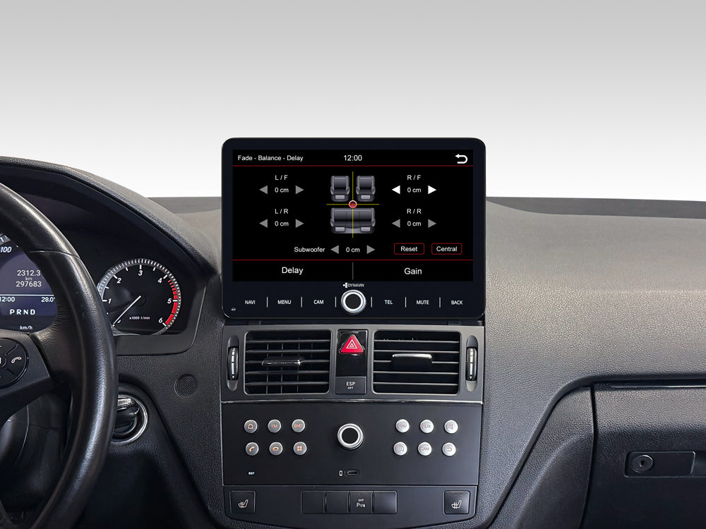 Autoradio Android 9″ Plug & Play Dynavin D9-W204 Premium pour Mercedes C-Classe (W204) 2007-2015