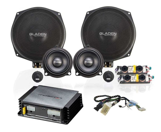 Pack Audio Plug and Play pour BMW série F avec S676 (ampli DSP 8 canaux) - Sound Auto Concept