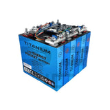 Batterie LTO prismatique 14,4V 20Ah 6 Cellules avec BMS et Barre 13,5x12x11 cm