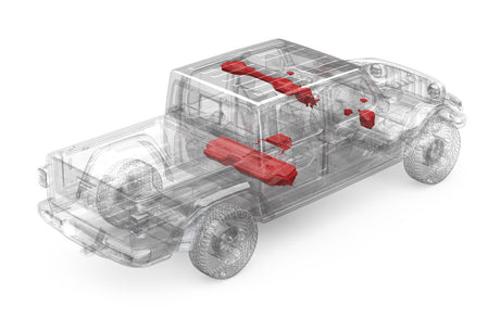 Rockford Fosgate 20GLADR-STG5 – Kit Audio Plug & Play 1800 W pour Jeep Gladiator Stage 5 - Sound Auto Concept