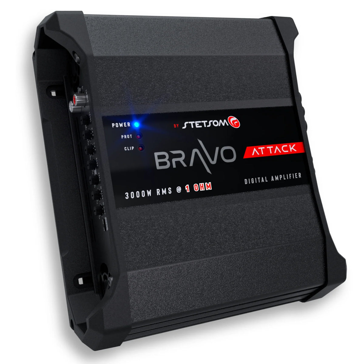 Stetsom BRAVO ATTACK 3000 – Amplificateur Mono Classe D 3000 WRMS 1 Ohm