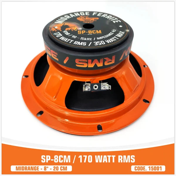 SP 8CM – Midrange Paire 20 cm 150 WRMS 97 dB 4 Ohm
