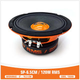 SP Audio SP-6,5 cm – Midrange 16,5 cm | 120 W RMS – Paire
